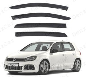 Вітровики Volkswagen Golf VI 5d 2008-2012\Дефлектори вікон Фольксваген Гольф 6