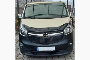 Зимова накладка на решітку Глянцева Opel Vivaro 2015-2019 - Заглушка радіатора Опель Віваро