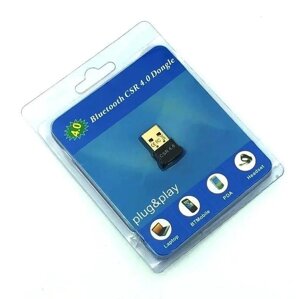 Адаптер USB bluetooth PIX-LINK CSR 4.0 dongle black (15765)