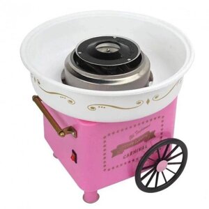 Апарат для приготування цукрової вати великий Candy Maker w-83 Pink (do118)