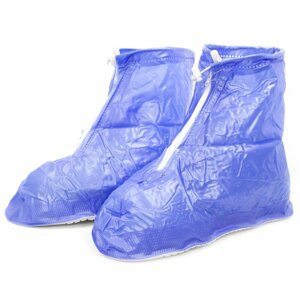 Бахіли на взуття ПВХ від води та бруду Lesko SB-101 2XL 43-44 Blue (15045)
