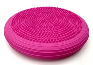 Балансувальна масажна подушка сенсомоторний балансувальний диск EasyFit 33х5 см Pink (16010)