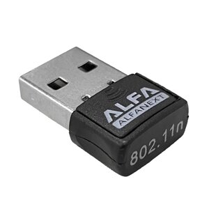 Бездротовий мережевий адаптер PIX-LINK wi-fi USB LV-UW06RK-ALFA black (16668)