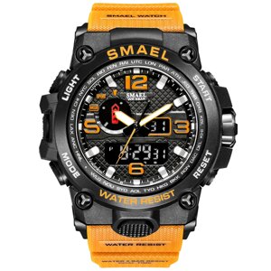 Годинники наручні чоловічі Smael 1545D Orange (15162)