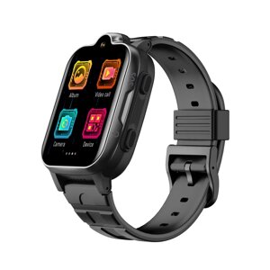 Дитячий наручний смарт годинник K15 з камерою, GPS відстеженням та 4G / WiFi Black (16420)