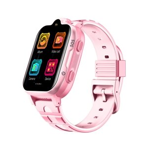 Дитячий наручний смарт годинник K15 з камерою, GPS відстеженням та 4G / WiFi Pink (16422)