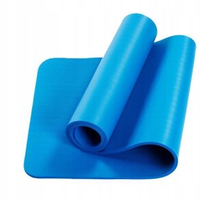 Килимок каремат для занять йогою тренувань 183x61x1 см Blue (16060)