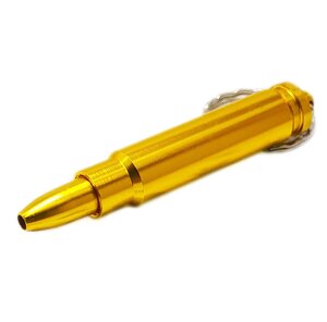 Металева курильна трубка куля HL-193 (Gold) Трубка для куріння брелок