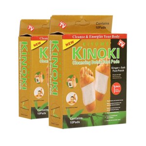 Пластир для детоксикації Kinoki Cleansing Detox Foot Pads Gold (10541)