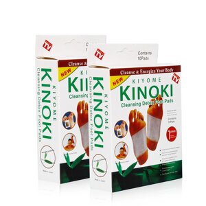 Пластир для детоксикації Kinoki Cleansing Detox Foot Pads (White) Детокс пластир для стоп