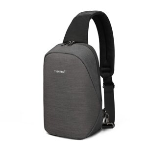 Рюкзак Tigernu T-S8061 на одне плече 7л Black Gray (16236)