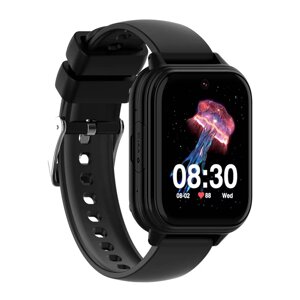Смарт-годинник-телефон дитячий Wonlex KT33 з камерою WI-FI GPS SIM-карта силіконовий ремінець Black (17774)