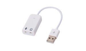 Звукова карта 7.1 USB QTS-005A White (16162)