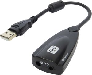 Звукова карта 7.1 USB QTS-008 Black (16161)