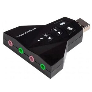 Звукова карта 7.1 USB QTS-009 Black (16163)