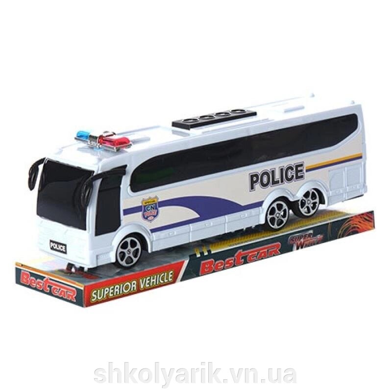 Автобус поліцейський від компанії Оптово-роздрібний магазин канцтоварів «ШКОЛЯРИК» - фото 1