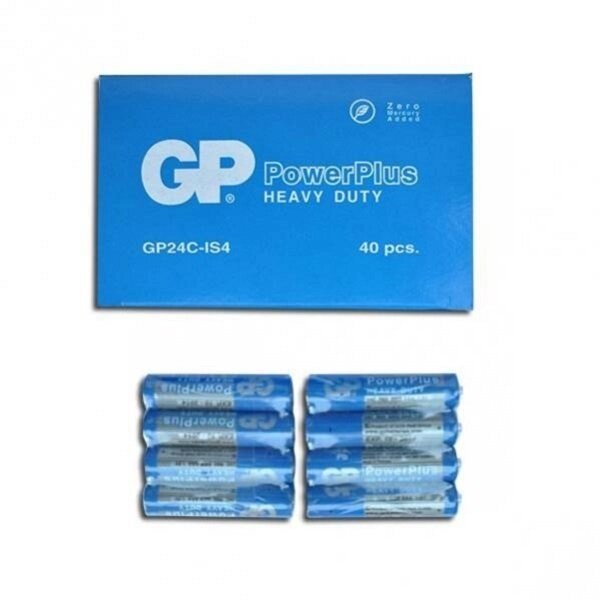 Батарейка GP 24C-IS4 з 4 штуки сині від компанії Оптово-роздрібний магазин канцтоварів «ШКОЛЯРИК» - фото 1