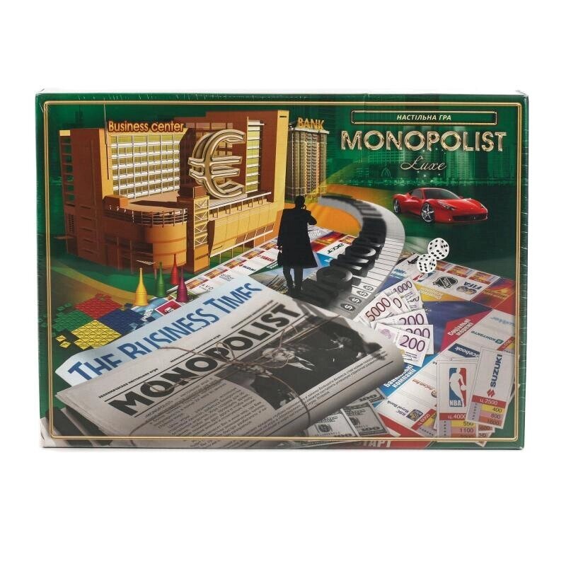 Гра настільна "Monopolist" від компанії Оптово-роздрібний магазин канцтоварів «ШКОЛЯРИК» - фото 1