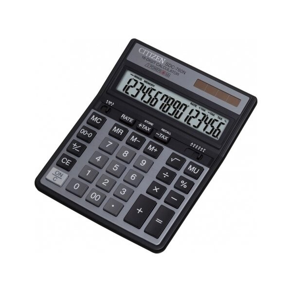 Калькулятор бухгалтерський настільний CITIZEN SDC-760N від компанії Оптово-роздрібний магазин канцтоварів «ШКОЛЯРИК» - фото 1