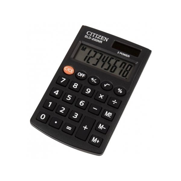Калькулятор кишеньковий CITIZEN SLD-200 NR від компанії Оптово-роздрібний магазин канцтоварів «ШКОЛЯРИК» - фото 1