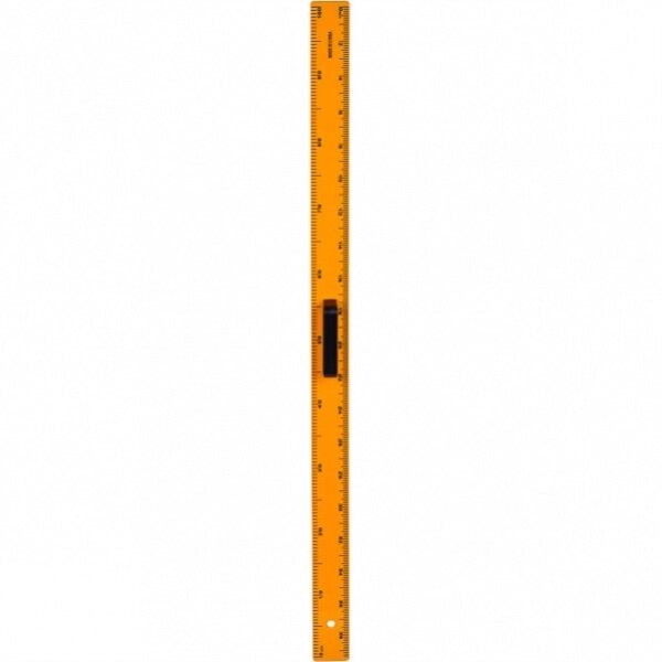 Лінійка 1 метр пластикова жовта Л97906 від компанії Оптово-роздрібний магазин канцтоварів «ШКОЛЯРИК» - фото 1