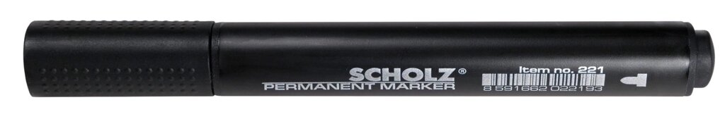 Маркер перманентний 1-2 мм 221 Scholz від компанії Оптово-роздрібний магазин канцтоварів «ШКОЛЯРИК» - фото 1