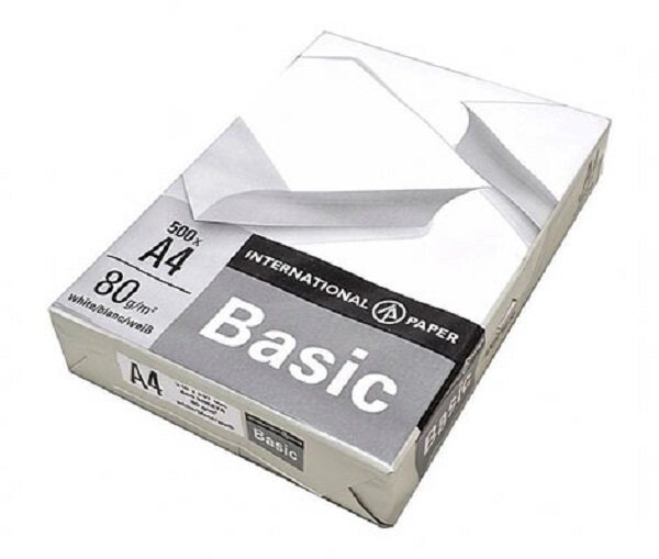 Офісний папір Basic A4 клас С 500 аркушів від компанії Оптово-роздрібний магазин канцтоварів «ШКОЛЯРИК» - фото 1