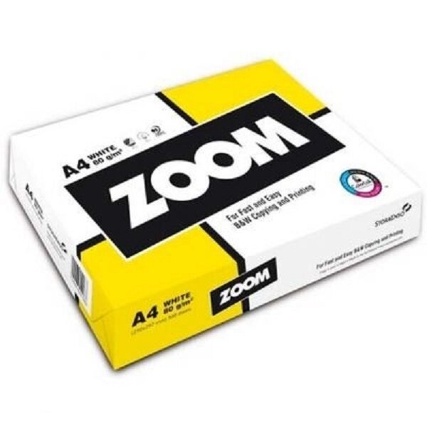 Офісний папір Zoom A4 клас С 500 аркушів від компанії Оптово-роздрібний магазин канцтоварів «ШКОЛЯРИК» - фото 1