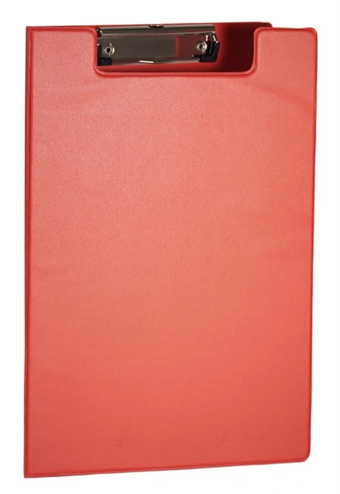 Папка-планшет з кліпом А4 PVC червоний 4-258 4Office від компанії Оптово-роздрібний магазин канцтоварів «ШКОЛЯРИК» - фото 1
