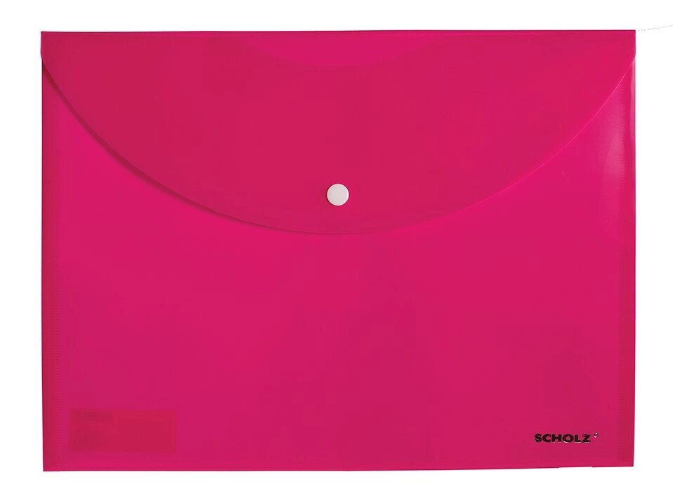 Папка з кнопкою непрозора А4 РР 180мкн CHARMING червона 5127 Scholz від компанії Оптово-роздрібний магазин канцтоварів «ШКОЛЯРИК» - фото 1