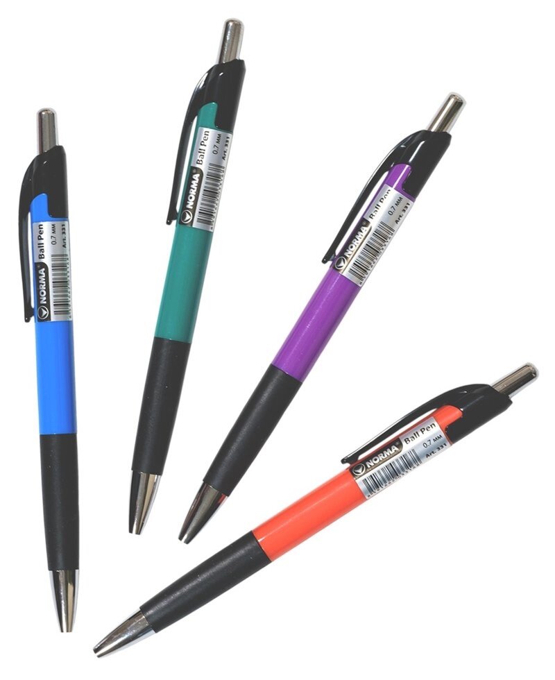 Ручка кулькова, автоматична, синя, TEXAS, 331, Norma - розпродаж