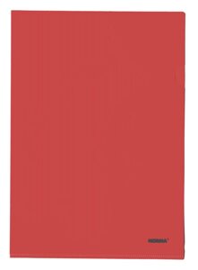 Папка-куточок, A4, 180мкн PР, щільна, червона, 5024, Norma фіолетовий