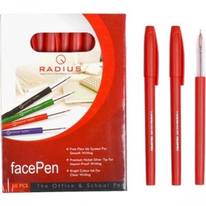 Ручка "FaсePen" RADIUS червоний червоний