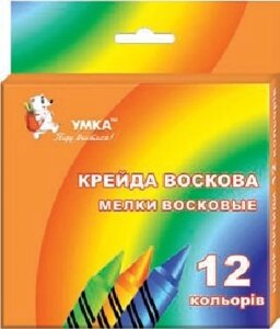 Крейди воскові 12 кольорів МЛ81 Умка