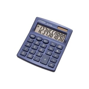 Калькулятор бухгалтерський настільний CITIZEN SDC-810NR Синій