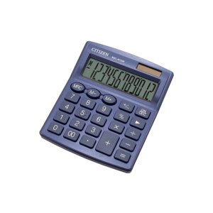 Калькулятор бухгалтерський настільний CITIZEN SDC-812NR Синій