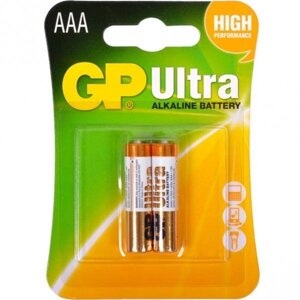 Батарейка GP 24AU-2UE2 лужна LR03, AAA Alkaline Ultra