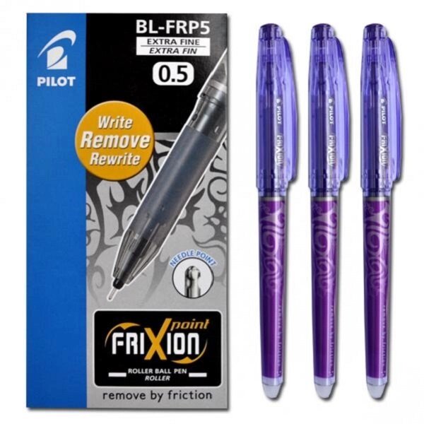 Ручка &quot;пише-стирає&quot; BL-FR 0,5 мм фіолетовий фіолетовий - інтернет магазин