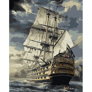 Картина за номерами Величний корабель, 40х50 см (VA-0884)