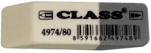 Ластик комбінований біло-сірий 4974/80 Class