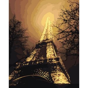 Картина по номерам "В красках ночного города" Идейка холст на подрамнике 40x50см КНО2190