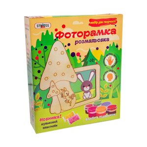 Фоторамка-розмальовка з дерева Грибочек (8007)