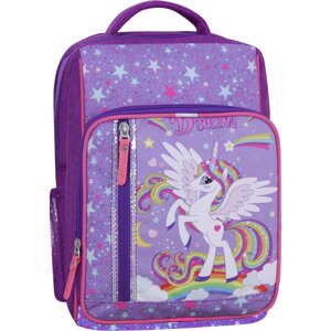 Рюкзак шкільний Bagland Школяр 8 л. фіолетовий 674 (0012870)