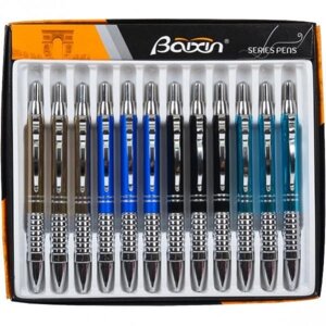 Ручка подарункова "BAIXIN" 2004 кулькова синя синій