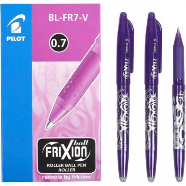 Ручка &quot;пише-стирає&quot; BL-FR 0,7 мм фіолетовий фіолетовий - опис