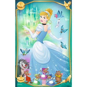 Пазли - (54 елм. Міні) - "Чарівні принцесиі" / Дісней принцеси