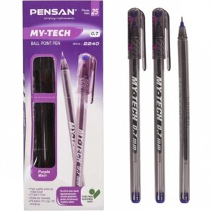 Ручка масляна MY-TECH фіолетовий