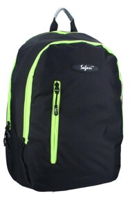 Рюкзак, 2 отд., 43 * 30 * 18см, 420D PL, чорний Safari 97011