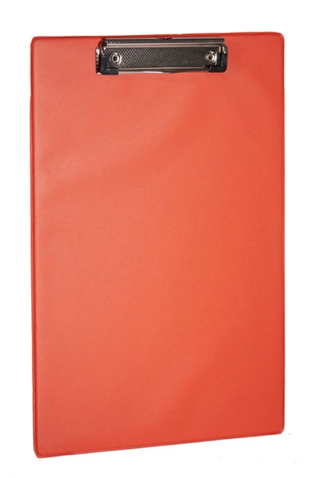 Планшет з кліпом А4 PVC червоний 4-257 4Office від компанії Оптово-роздрібний магазин канцтоварів «ШКОЛЯРИК» - фото 1