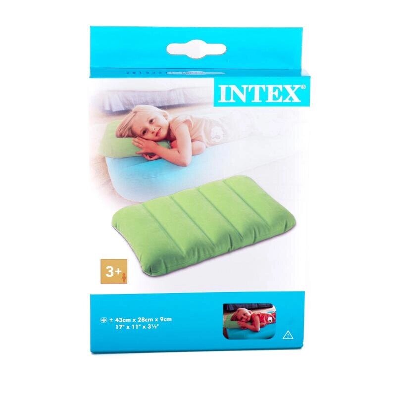 Подушка надувна Intex від компанії Оптово-роздрібний магазин канцтоварів «ШКОЛЯРИК» - фото 1